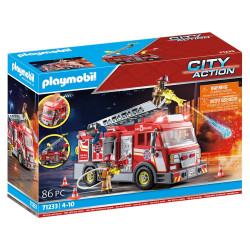 Playmobil 71233 City Action Rescue Fire Truck 86pc Age 4-10+