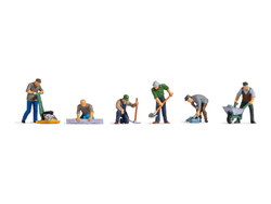 Noch Road Workers (6) Figure Set N36112 N Scale