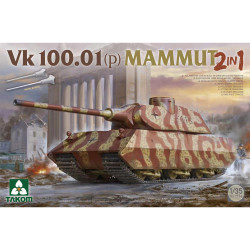 Takom 2156 German VK 100.01 (p) Mammut WWII Concept Tank 2in1 1:35 Model Kit