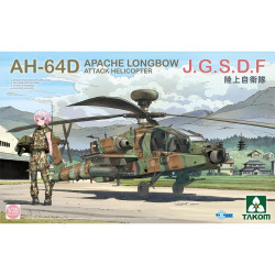 Takom 2607 JGSDF AH-64D Apache Longbow Attack Helicopter 1:35 Model Kit