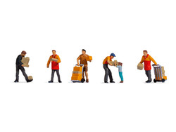 Noch Parcel Carriers (6) Figure Set N15069 HO Scale
