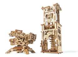 UGEARS Model Archballista Tower Mechanical Wooden Model Kit 70048
