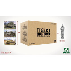 Takom 2200W Tiger I Big Box Limited Edition (3 tanks 2 figures) 1:35 Model Kit