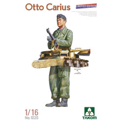 Takom 1020 Otto Carius WWII German Tank Ace Limited Edition 1:16 Model Kit