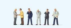 Preiser Businessmen (6) British OO Scale Figure Set PR73006 OO Scale