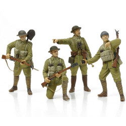 TAMIYA 32409 WWI British Infantry with equipment 1:35 Model Kit Figures