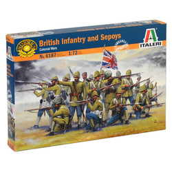 ITALERI British Infantry & Sepoys (Colonial War) 6187 1:72 Figures Model Kit