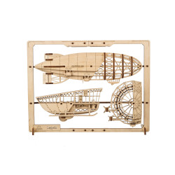 UGEARS 70208 Zeppelin 2.5D Puzzle Wooden Model Kit