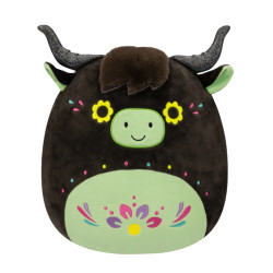 Squishmallows Catrina the Day of the Dead Highland Cow Large 16" 40cm Plush Toy