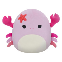 Squishmallows Cailey the Pink Crab with Starfish Pin 7.5" Plush Soft Toy