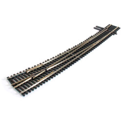 PECO SL-8376 Streamline No.7 R/H Insulfrog Curved Turnout HO/OO Gauge Track