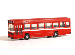 Modelscene 5142 Leyland National Single Decker Bus, Red Vari-kit HO/OO Gauge