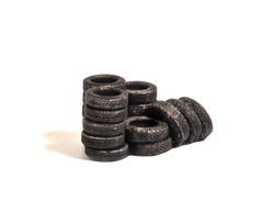 Harburn Hamlet SS393 Car Tyres HO/OO Gauge