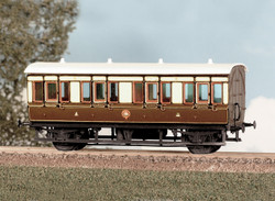 Parkside PC612 GWR 4 Wheel Composite Coach Kit HO/OO Gauge