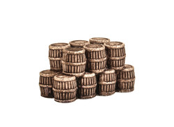 Harburn Hamlet FL140 Scotch Whisky Barrels HO/OO Gauge