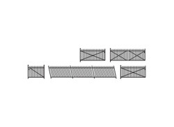 Ratio 246 GWR Spear Fencing, Ramps and Gates N Gauge Kit