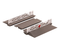 Ratio 234 Level Crossing with Gates N Gauge Kit