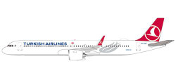 Herpa Wings Snapfit - Turkish Airlines Airbus A321neo TC-LSA 1:200 Diecast Model