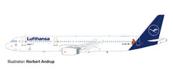 Herpa Wings Snapfit Airbus A321 Luftnsa D-AIRY Die Maus 1:200 Model 612432