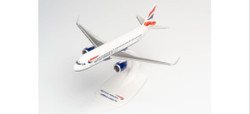 Herpa Wings Snapfit Kit Airbus A320neo British Airways G-TTNA 1:200 DiecastModel