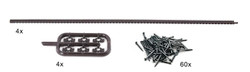Rocoline Flexible Rack & Pinion Track Kit RC42602 HO Gauge