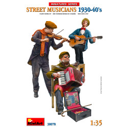 Miniart 38078 Street Musicians 1930-40s 1:35 Model Kit