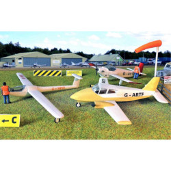 GAUGEMASTER Fordhampton Airfield Planes & Gliders OO Gauge Building Kit GM443