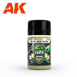 AK Interactive 14009 Light European Earth - Enamel Liquid Pigment 35ml
