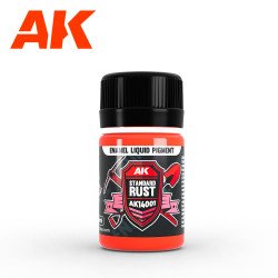 AK Interactive 14001 Standard Rust - Enamel Liquid Pigment 35ml