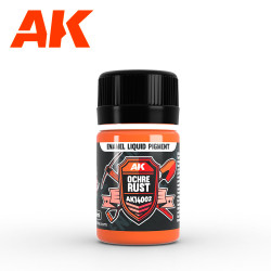 AK Interactive 14002 Ochre Rust - Enamel Liquid Pigment 35ml