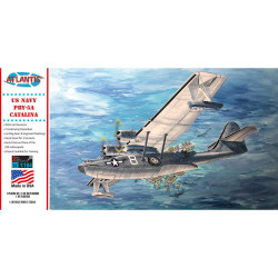 Atlantis Models M5301 USN PBY-5A Catalina Seaplane 1:104 Plastic Model Kit