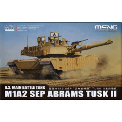 Meng Models 72-003 US MBT M1A2 Sep Abrams Tusk II 1:72 Model Kit