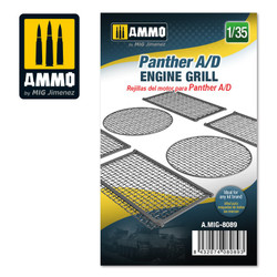 Ammo by MIG Panther A/D Engine Grilles, Scale 1/35 For Model Kits MIG 8089