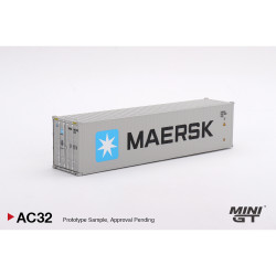 MiniGT Diecast 40' Maersk Dry Container 1:64 Diorama Piece