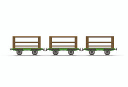 Hornby R60166 L&MR Horse Wagon Pack OO Gauge
