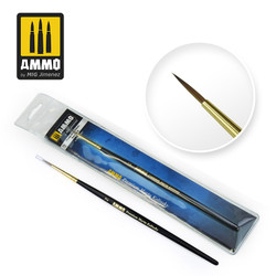Ammo by MIG 2 Premium Kolinsky Round Brush For Model Kits MIG 8603