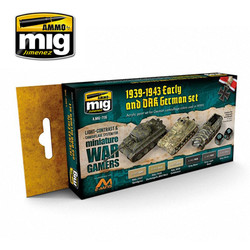 Ammo by MIG Wargame Early & Dak German Acrylic Paint Set For Model Kits MIG 7116