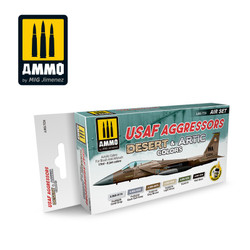 Ammo by MIG Usaf Aggressors Desert & Artic Colors For Model Kits MIG 7234