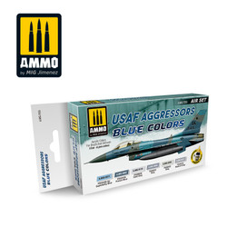 Ammo by MIG Usaf Aggressors Blue Colors For Model Kits MIG 7235