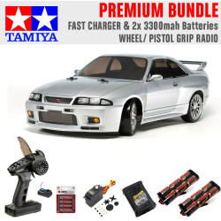 TAMIYA RC 58604 Skyline GTR R33 TT-02D 1:10 Car Premium Wheel Bundle
