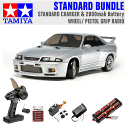 TAMIYA RC 58604 Skyline GTR R33 TT-02D 1:10 Car Standard Wheel Bundle