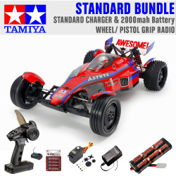 Tamiya RC 58697 Astute 2022 (TD2) 1:10 Buggy Car Standard Wheel Bundle