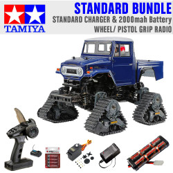 TAMIYA RC 58704 Toyota LC40 Pick-Up Quadtrack GF-01FT Standard Wheel Bundle