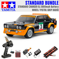 Tamiya RC 58723 Fiat 131 Abarth Rally Olio (MF-01X) 1:10 Standard Wheel Bundle