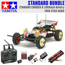 TAMIYA RC 58517 Super Hotshot 2012 1:10 Car Standard Stick Bundle