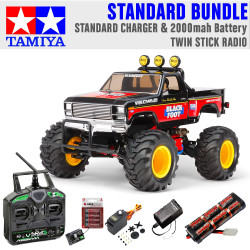 TAMIYA RC 58633 Blackfoot 2016 1:10 RC Truck Standard Stick Bundle