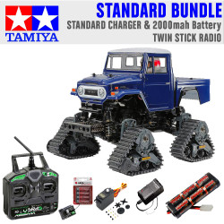 TAMIYA RC 58704 Toyota LC40 Pick-Up Quadtrack GF-01FT Standard Stick Bundle