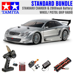 Tamiya RC 58722 Mercedes CLK AMG '02  TT-02 RC Car Standard Wheel Bundle