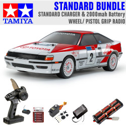 Tamiya RC 58718 Celica GT-Four ST165  TT-02 RC Car Standard Wheel Bundle