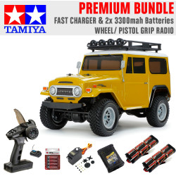 Tamiya RC 58715 Toyota Land Cruiser 40  CC-02 RC Car Premium Wheel Bundle